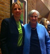 With Dr. Diane Ravitch when she spoke in Seattle on tour with her new national best-selling book, in Sept. 2013 (an event the Seattle Times curiously ignored).